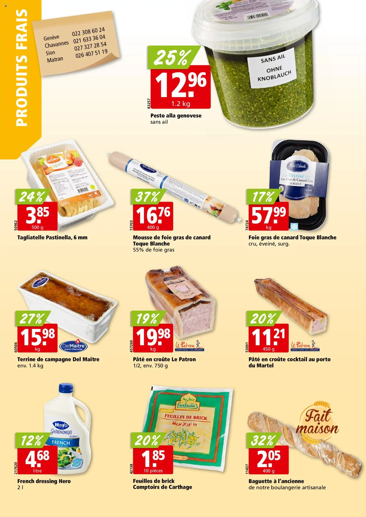 Aligro Aktionen Chavannes, Matran, Genève, Sion – gültig ab 27.10.2025 | Seite: 16 | Produkte: Dressing, Baguette, Knoblauch