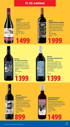 Lidl - Magyar borkatalógus - amely érvényes a következő dátumtól: 03.11.2025 | Oldal: 5