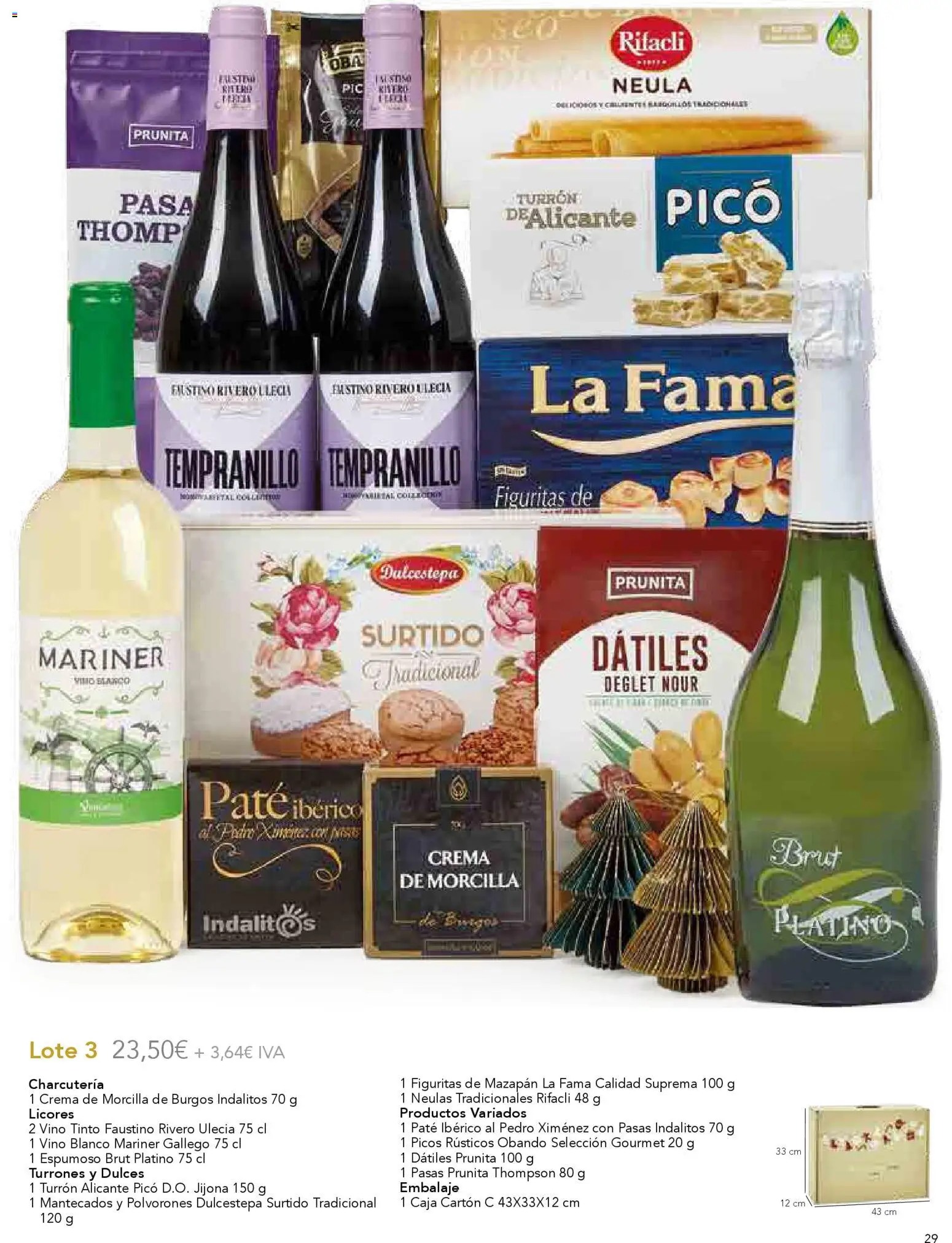 Lupa Supermercados Regalar en Navidad │ válido desde el 03.11.2025 | Página: 31 | Productos: Vino, Paté, Crema, Caja