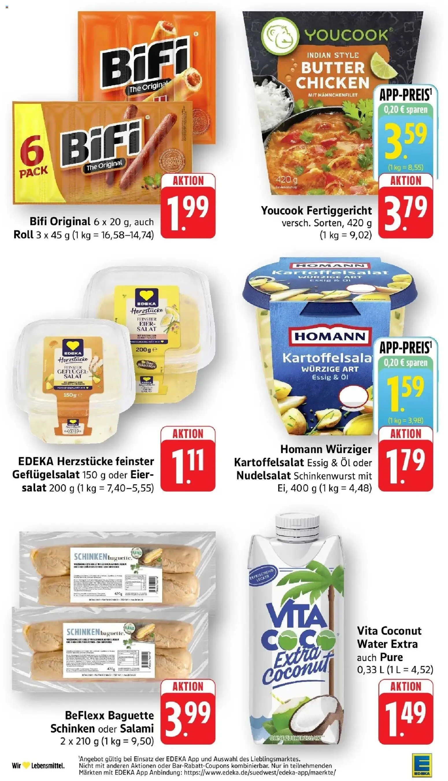 Edeka prospekt Ottersweier	 – gültig ab 12.04.2026 | Seite: 21 | Produkte: Butter, Öl, Bifi, Schinken