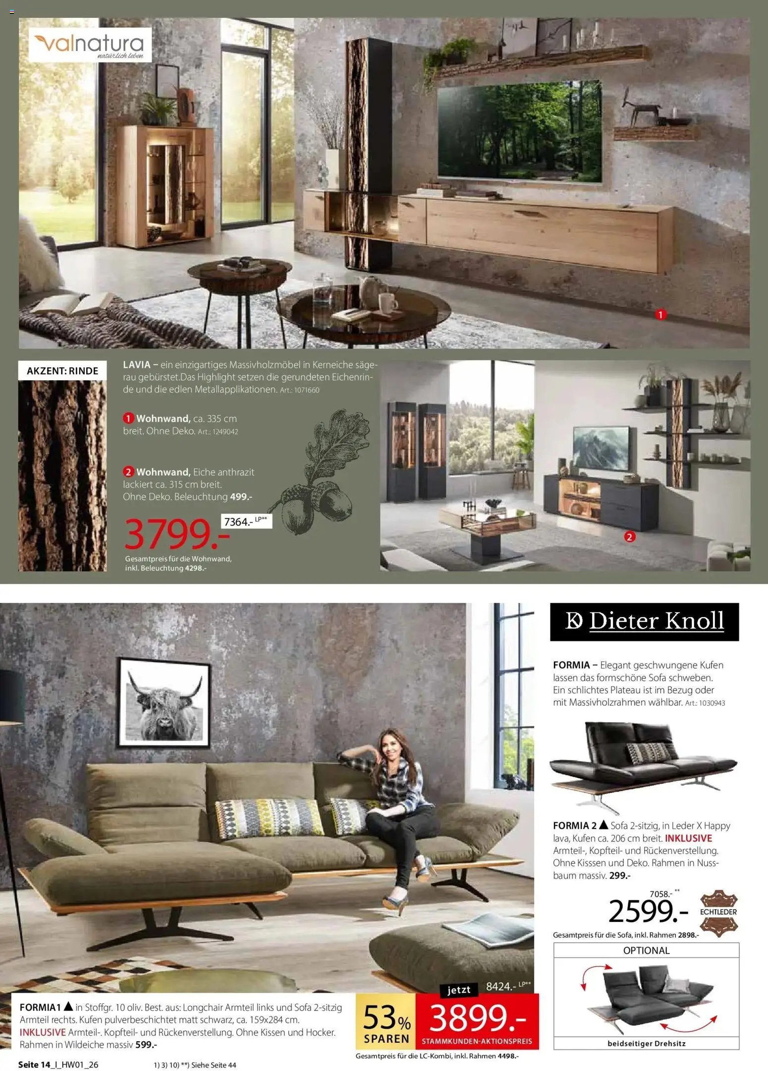 Zurbrüggen - Zurbrüggen: Ihr Einrichtungshaus der Extraklasse – gültig ab 26.03.2026 | Seite: 14 | Produkte: Kissen, Sofa