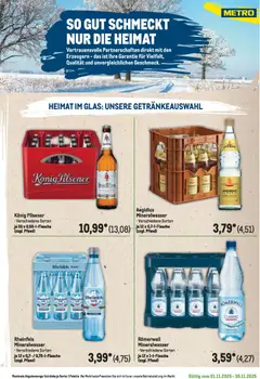 Metro Regionaler Flyer ab 01.11.2025 gültig | Seite: 49 | Produkte: Konig pilsener, Mineralwasser