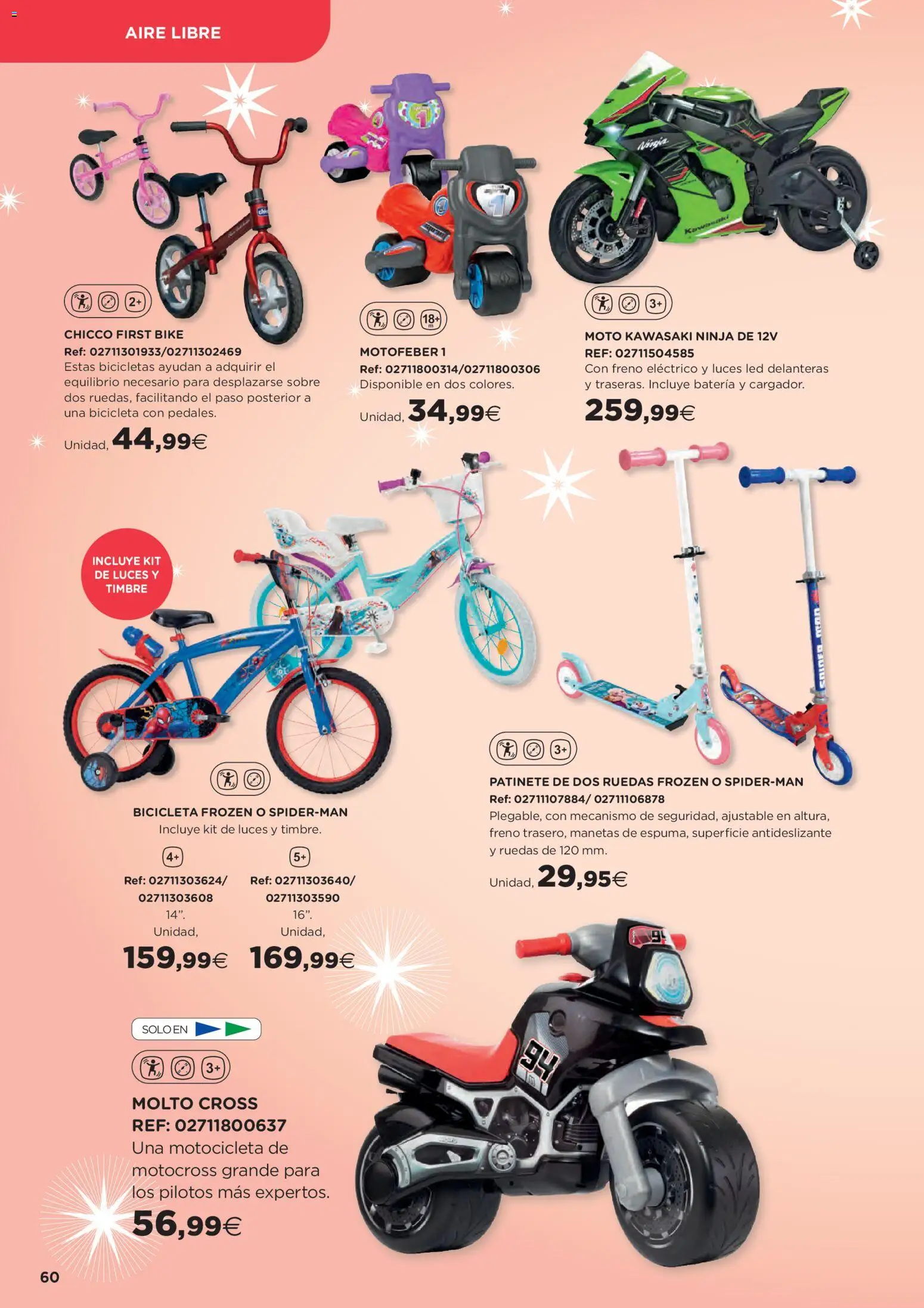 Hipercor catálogo │ válido desde el 31.10.2025 | Página: 60 | Productos: Bicicleta, Patinete, Batería
