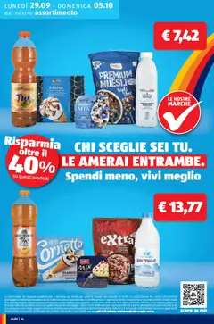 Anteprima del volantino BONLA YOGURT MIX, Yogurt mix con nocciole e cioccolato, 150 g valido a partire dal 29.09.2025 | Pagina: 14