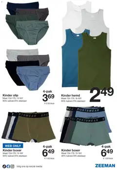 Zeeman folder - Voorbeeld van een folder van Zeeman, geldig van 13.12.2025 | Pagina: 13 | Producten: Slip, Kinder, Hemd