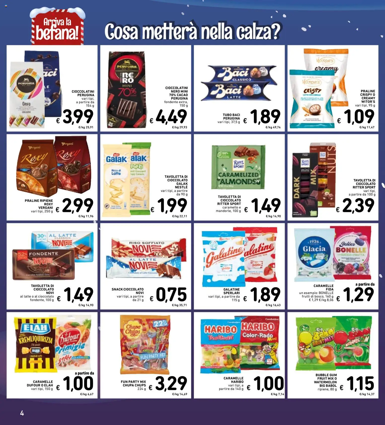Volantino Spazio Conad del 22.12.2025 | Pagina: 31 | Prodotti: Succo, Caramelle, Cacao, Cioccolatini