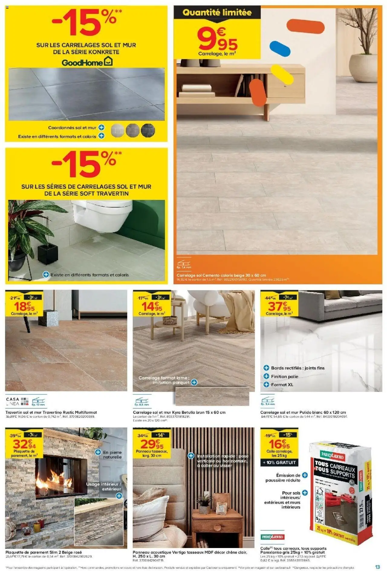 {H1} | Page: 13 | Produits: Parquet, Colle
