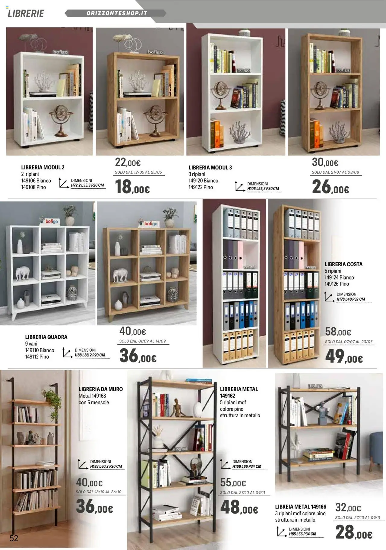Volantino Orizzonte del 09.05.2025 | Pagina: 52 | Prodotti: Libreria