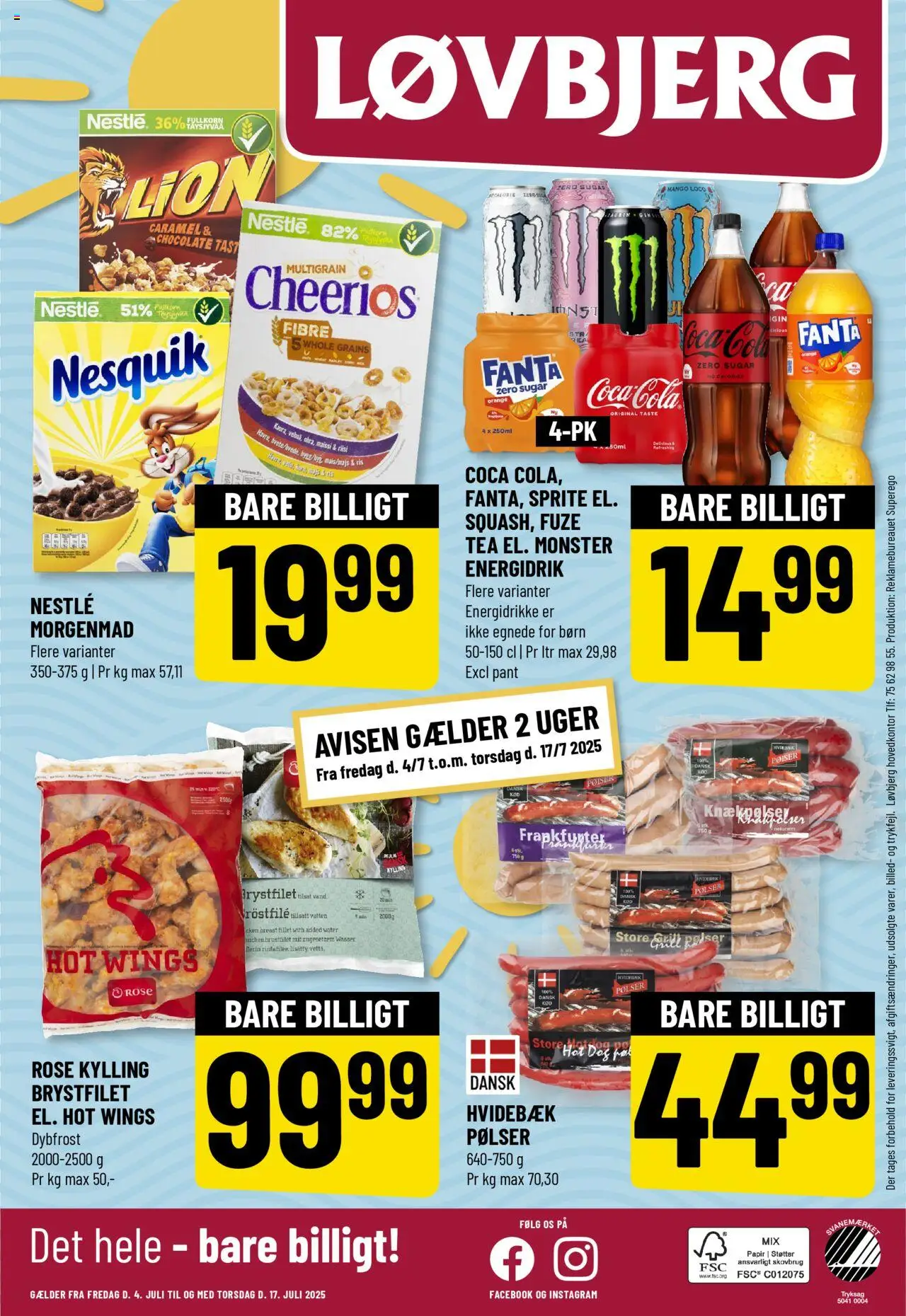 Løvbjerg Tilbudsavis gyldig fra 04.07.2025 | Side: 35 | Produkter: Ris, Majs, Fanta, Grill