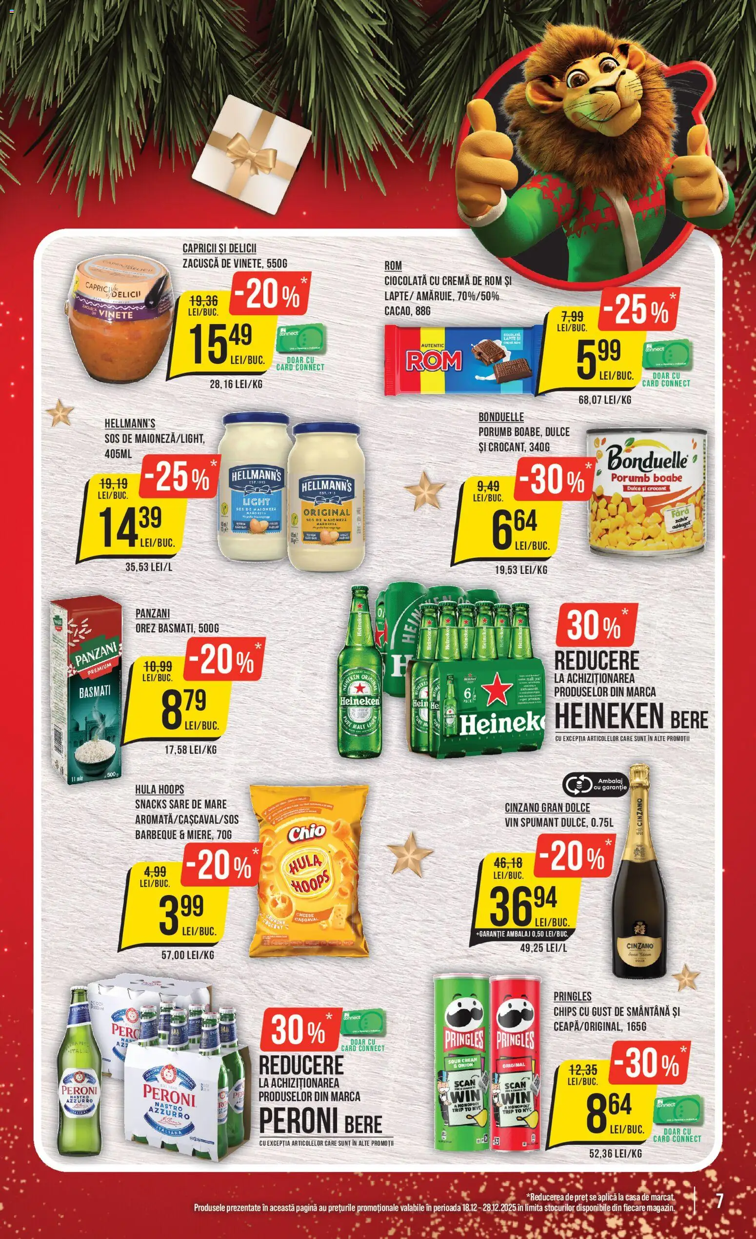 Noul catalog Mega Image – valabil de la 18.12.2025 | Pagină: 7 | Produse: Cremă, Ciocolată, Bere, Porumb