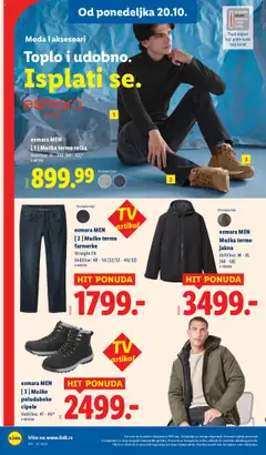 esmara MEN [3] Muške poluduboke cipele, Muške poluduboke cipele. Veličine: 41-46* - pregled Lidl kataloga - važi od 16.10.2025 | Strana: 62