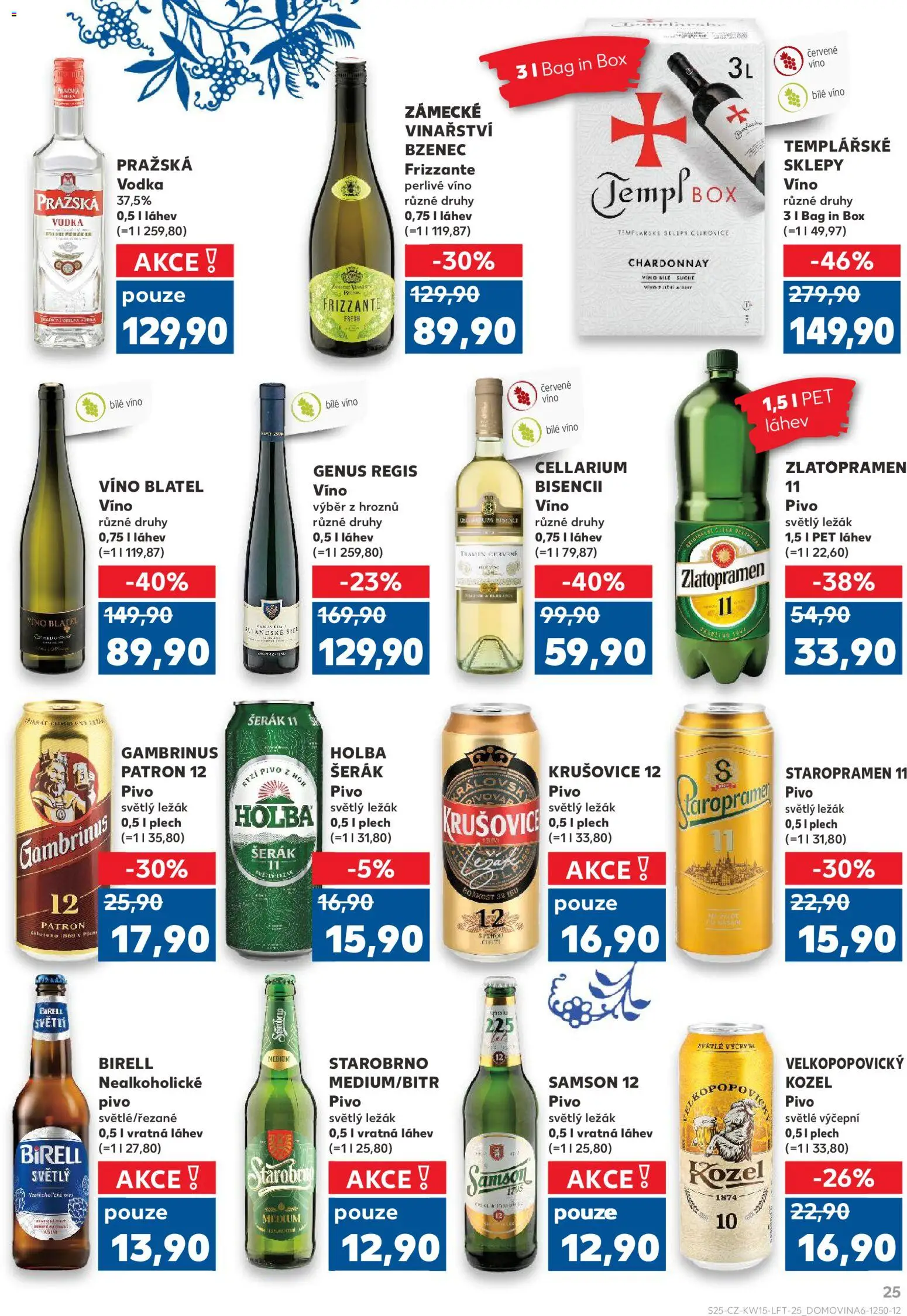Kaufland leták - Ostrava od 08.04.2026 | Strana: 25 | Produkty: Staropramen, Box, Kozel, Šerák
