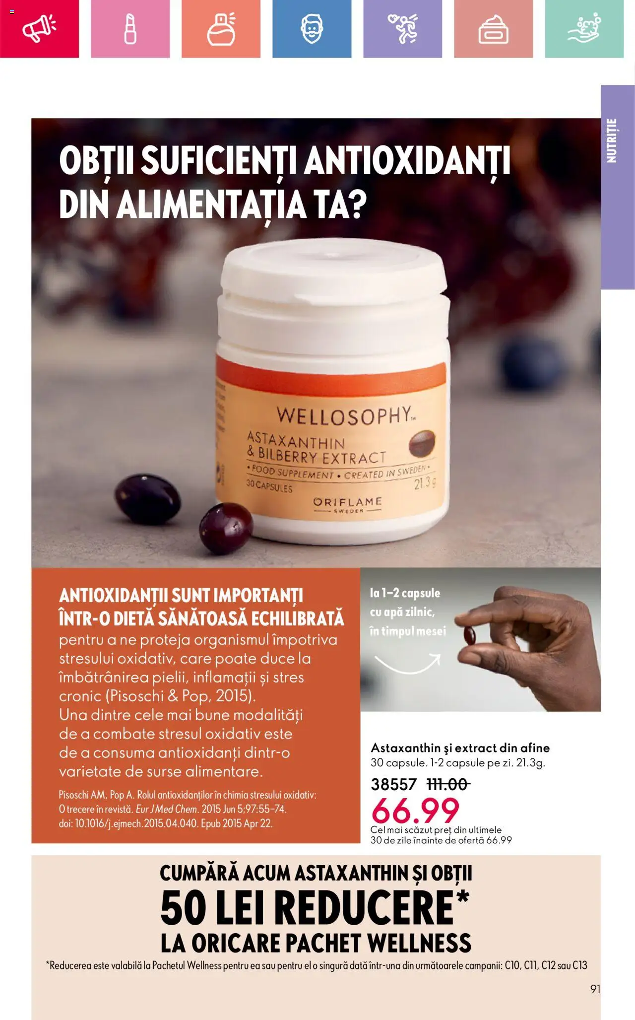 Oriflame catalog 10 2025 – valabil de la 06.07.2025 | Pagină: 91 | Produse: Afine, Apă