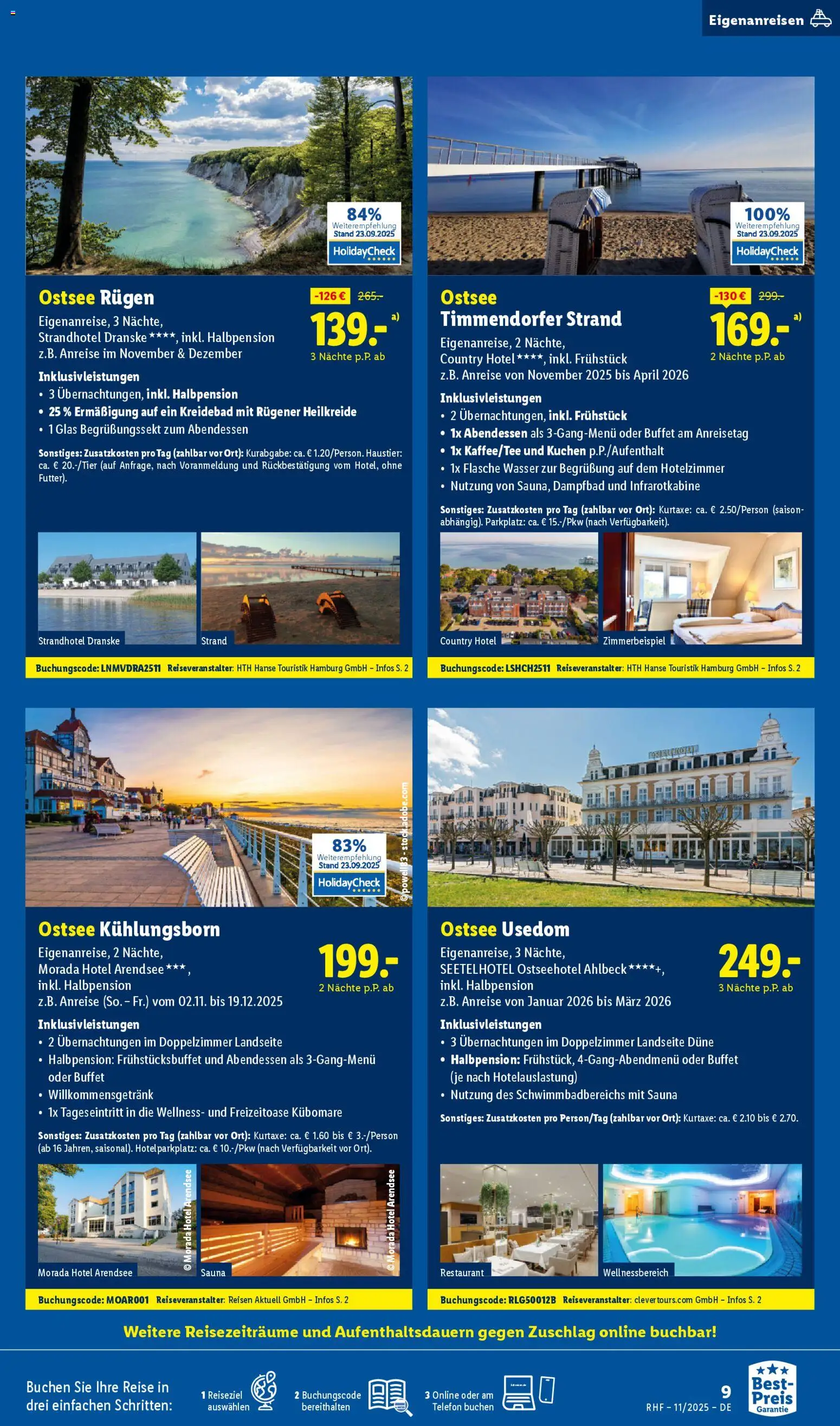 Lidl Reisen  - Black Friday – gültig ab 29.10.2025 | Seite: 9 | Produkte: Wasser, Kuchen, Telefon