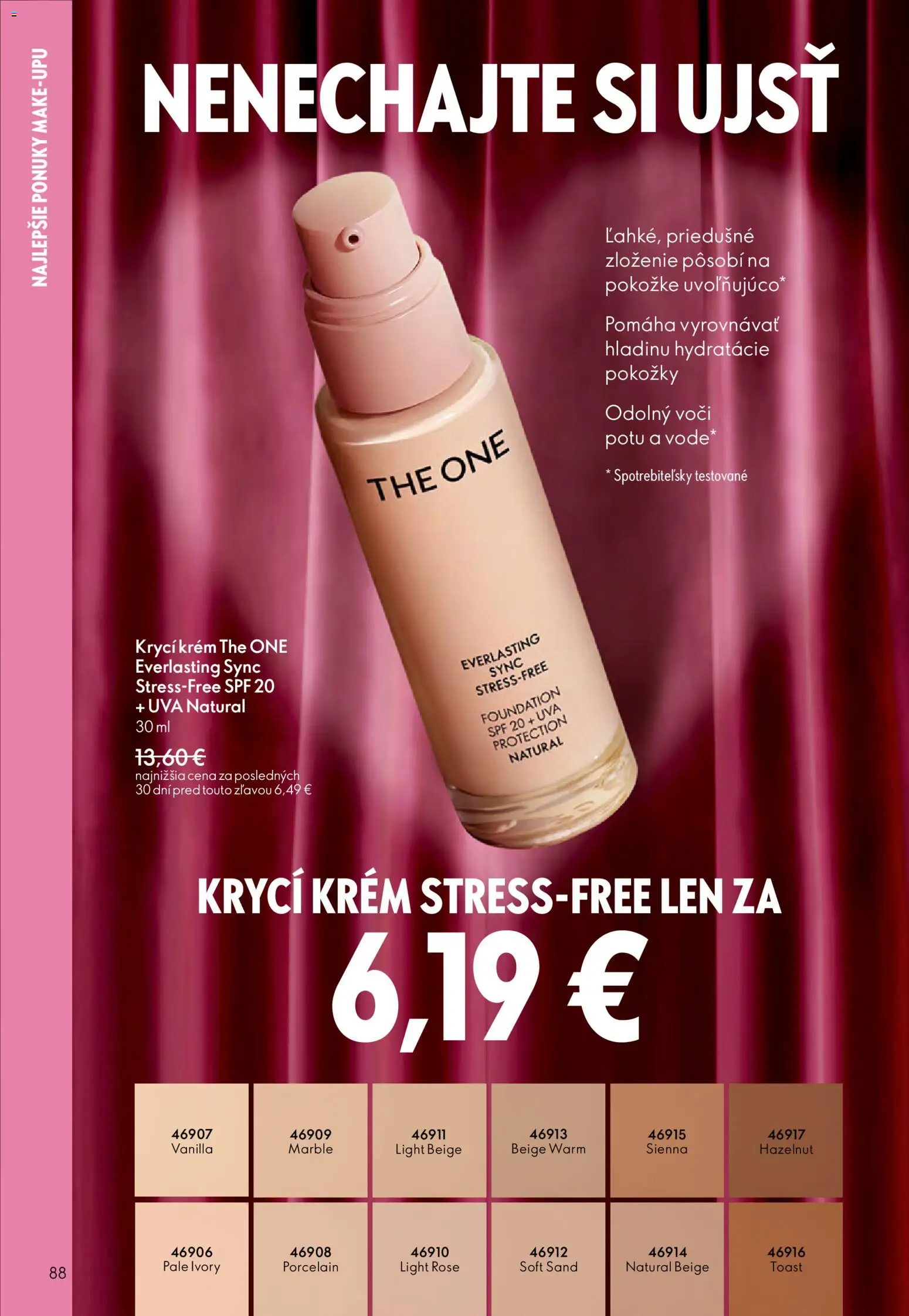 Nové Oriflame akcie – leták je platný od 21.01.2026 | Strana: 88 | Produkty: Krém
