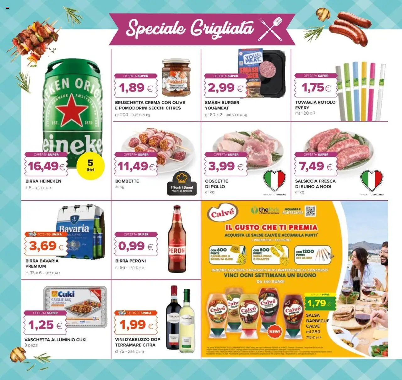 Volantino Oasi del 07.08.2025 | Pagina: 20 | Prodotti: Pomodorini, Pollo, Suino, Heineken