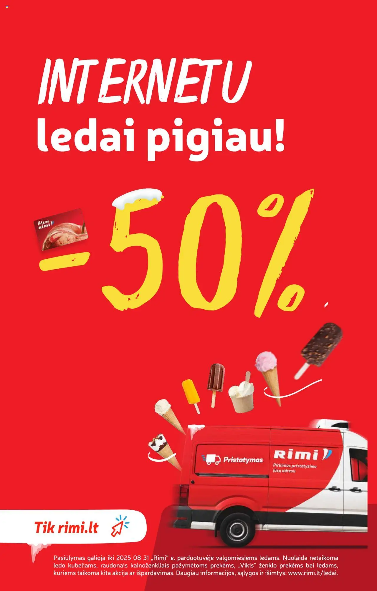 Rimi leidinys│galioja nuo 05.08.2025 | Puslapis: 36 | Prekių: Ledai