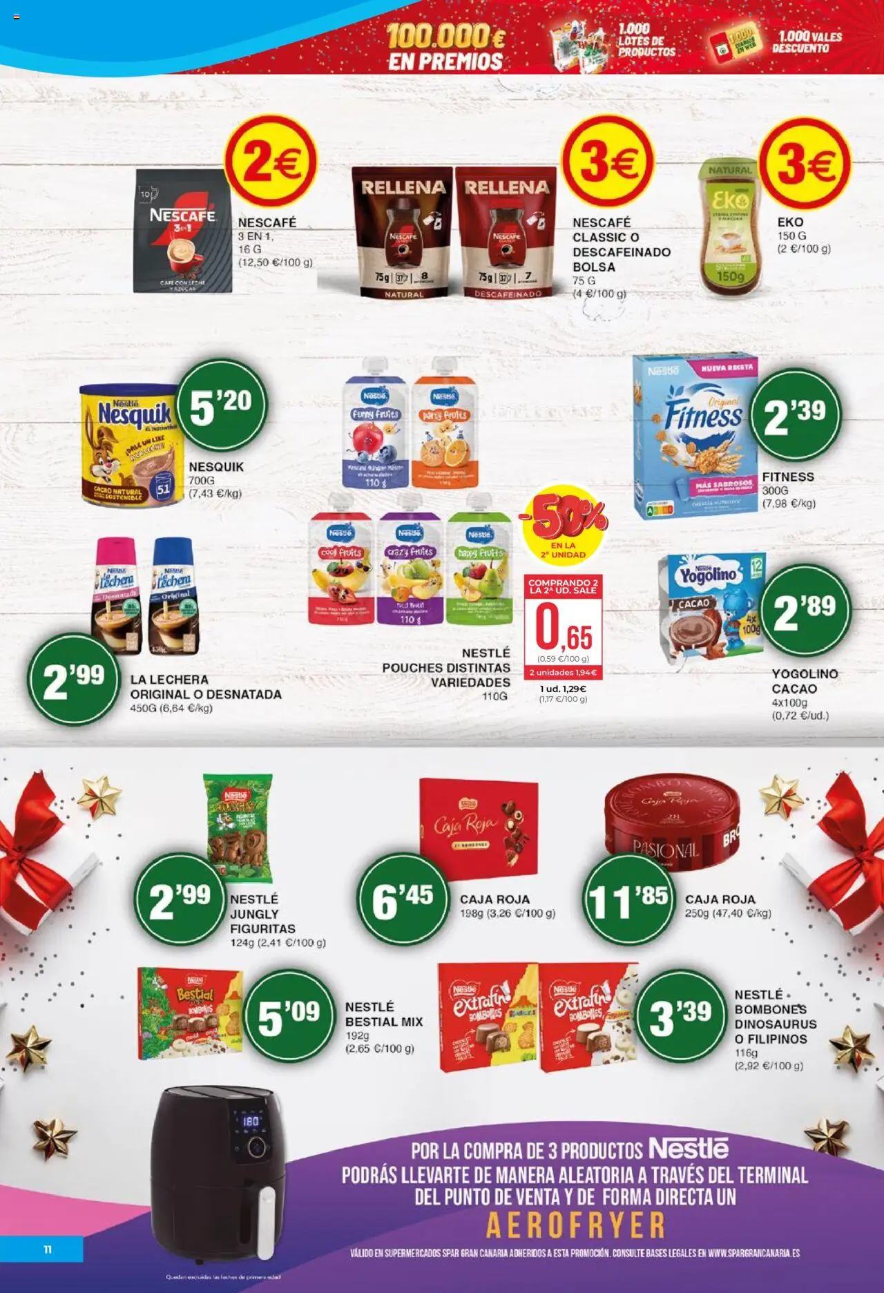 Spar folleto │ válido desde el 03.10.2025 | Página: 11 | Productos: Café con leche, Café, Φρυγανιές σικάλεως, Caja