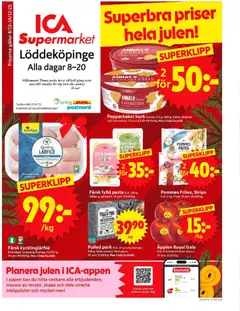 ICA Supermarket - Löddeköpinge - Förhandsvisning av reklamblad från butik ICA Supermarket aktuell från 08.12.2025