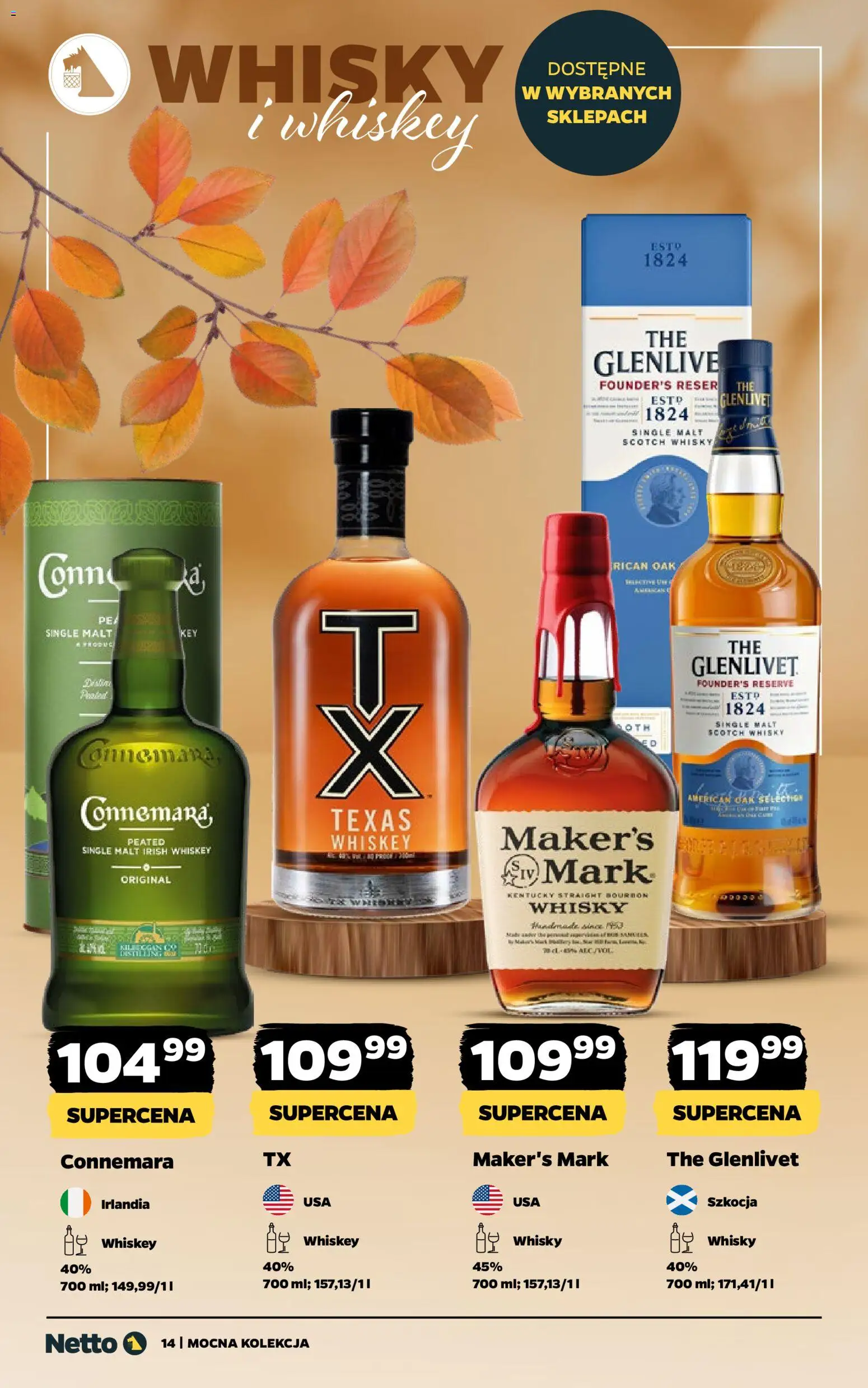 Netto gazetka - Alkohole mocne od 10.11.2025 | Strona: 14