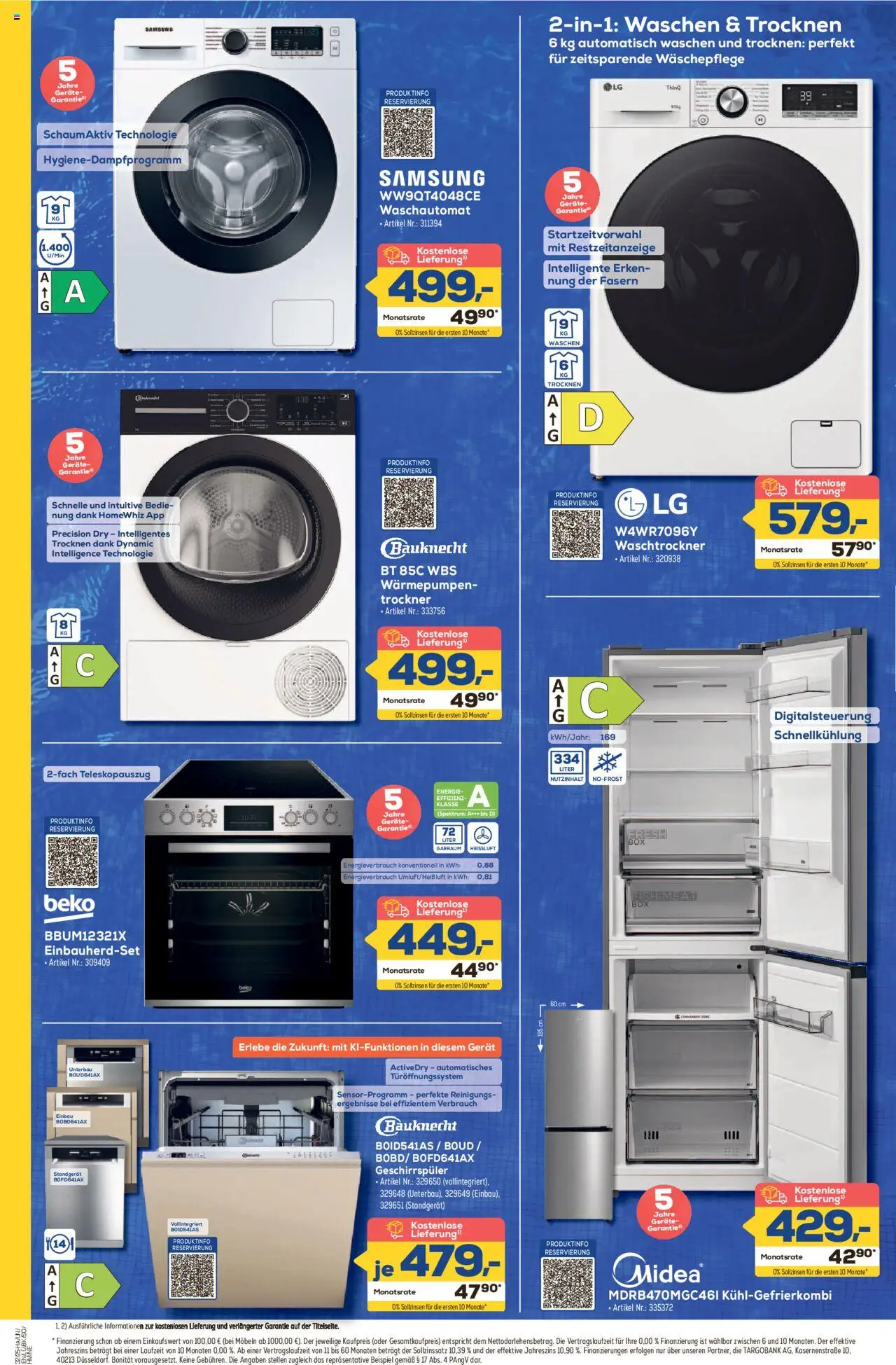 Euronics Prospekt Berlet - gültig ab dem 31.07.2025 | Seite: 8 | Produkte: Trockner, Geschirrspüler, Samsung, Waschtrockner
