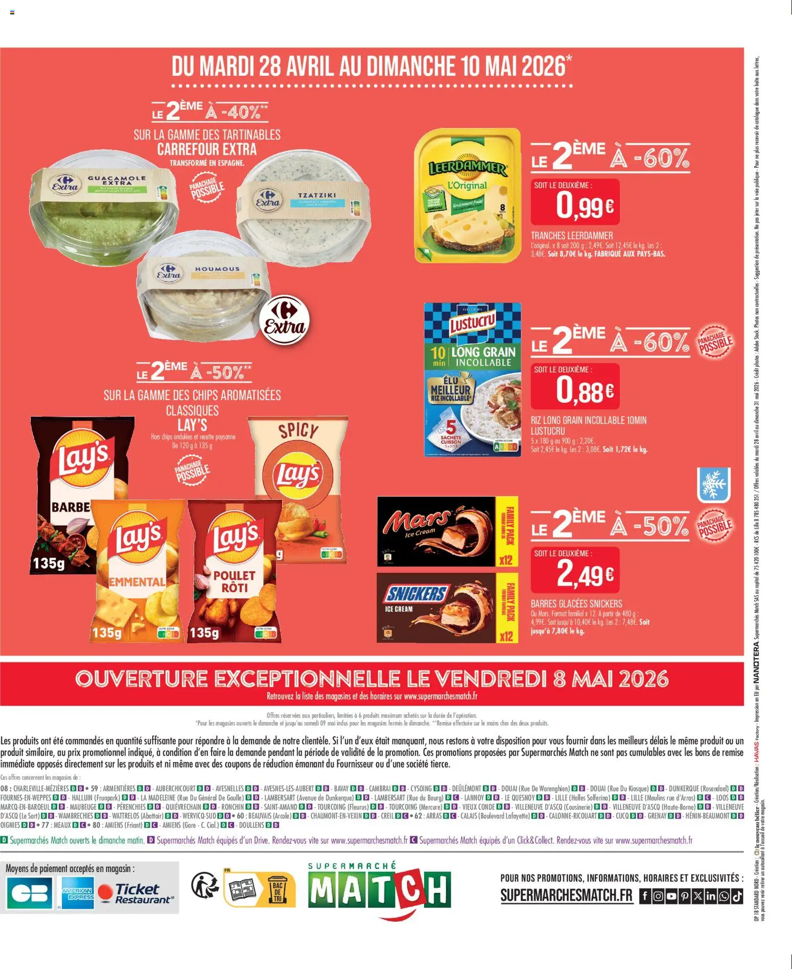 {H1} | Page: 20 | Produits: Emmental, Guacamole, Riz, Chips