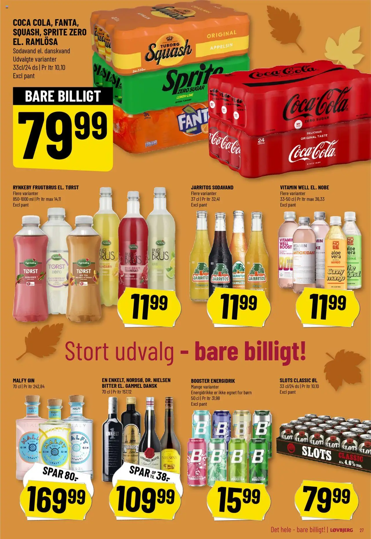 Løvbjerg tilbudsavis – gyldig fra 03.10.2025 | Side: 29 | Produkter: Lime, Energidrikke, Cola, Passionsfrugt