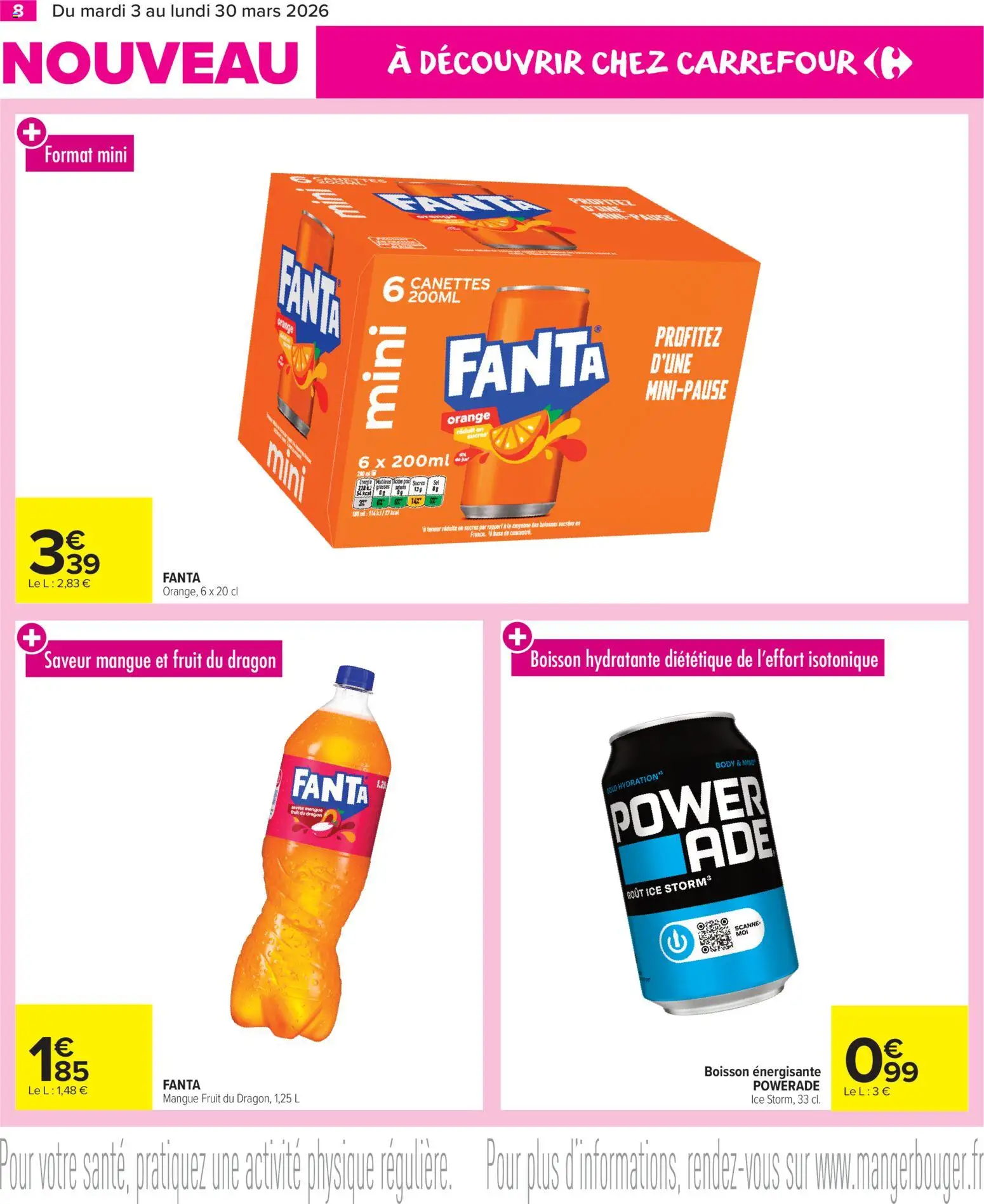 {H1} | Page: 8 | Produits: Body, Mangue, Base, Boisson énergisante