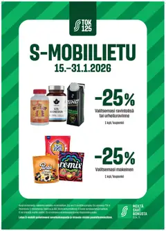 S-market-mainoslehti voimassa 15.01.2026 alkaen