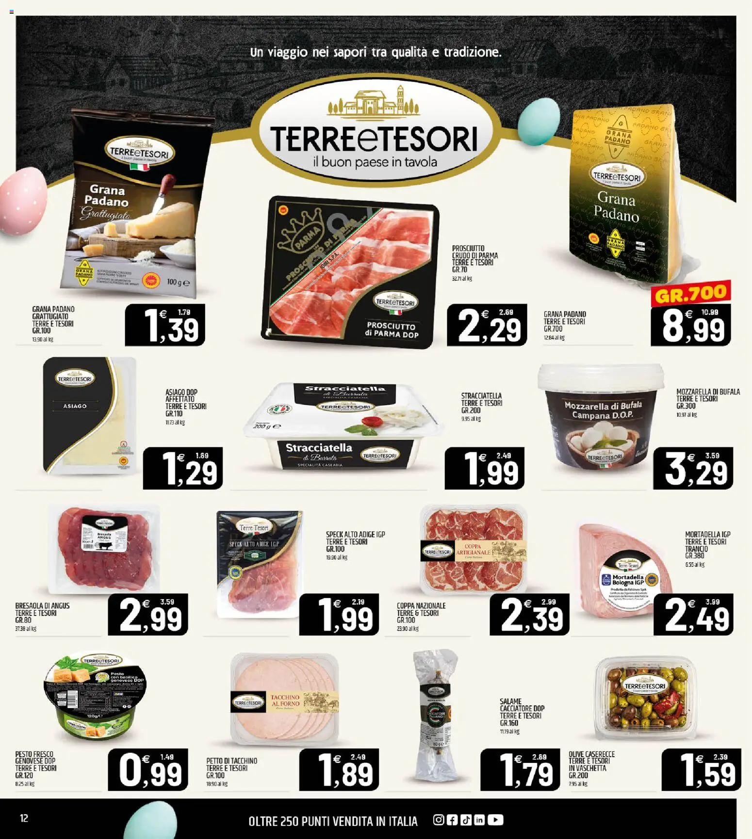 Volantino ARD Discount del 24.03.2026 | Pagina: 12 | Prodotti: Bresaola, Basilico, Forno, Burrata