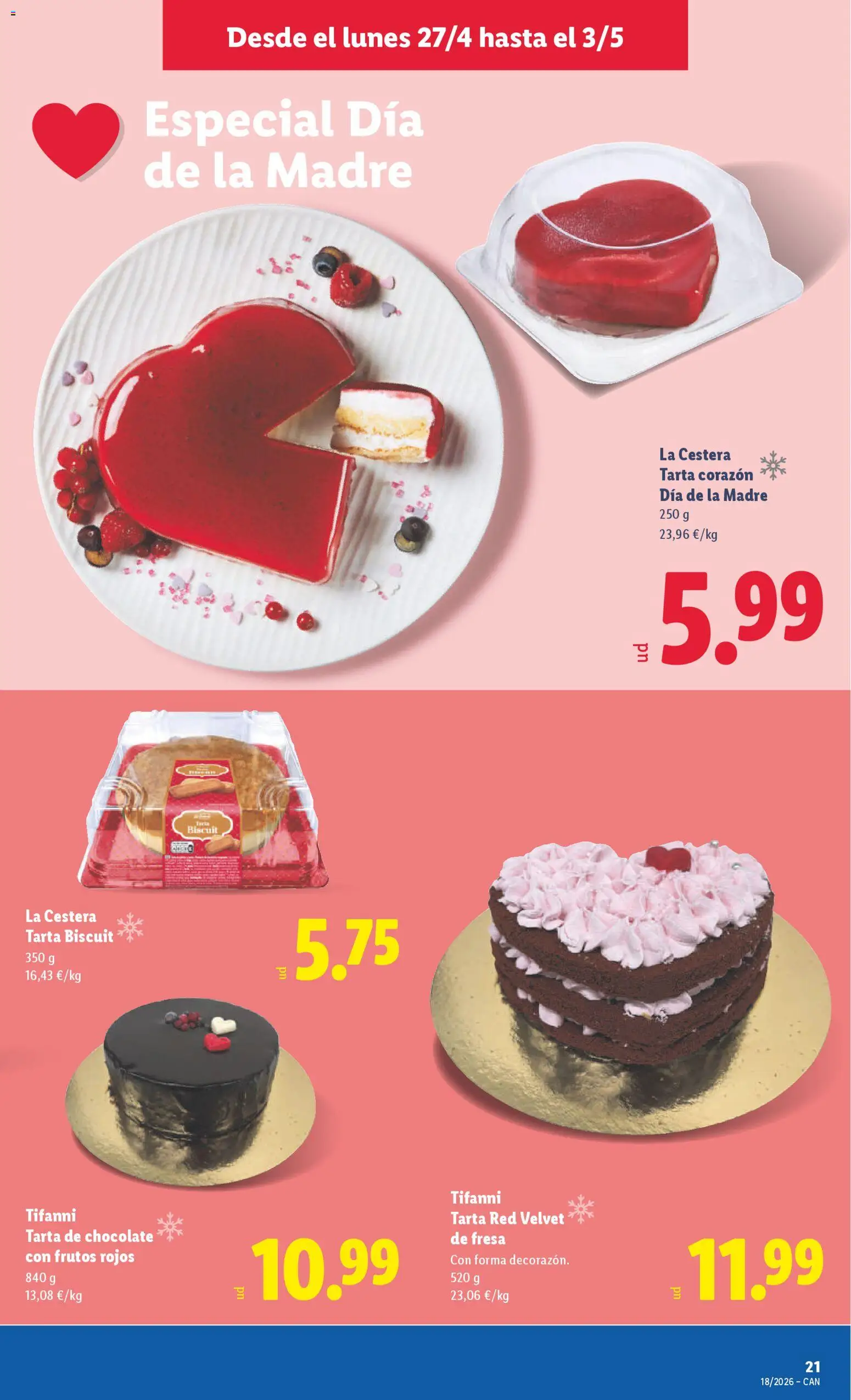 Lidl folleto │ válido desde el 27.04.2026 | Página: 21 | Productos: Chocolate