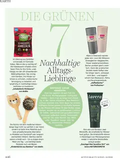 dm drogerie markt Active Beauty Magazin 12/2025, 01/2026 ab 01.12.2025 gültig | Seite: 106 | Produkte: Milch, Brot, Kaffee, Duschgel