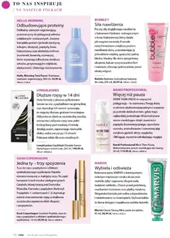 Pogląd oferty "Gosh Copenhagen Carelash Peptide, tusz do rzęs z peptydami z efektem spektakularnego wydłużenia, 10 ml, Tusz do rzęs z peptydami i efektem spektakularnego wydłużenia Peptide otwiera nową erę w makijażu oczu. Formuła z peptydem Biotinoyl Tripeptide-1 i witaminami C i E stymuluje wzrost oraz wzmacnia rzęsy, a stożkowa szczoteczka zapewnia efekt długości i sprężystości." - ważna od 01.11.2025 | Strona: 54 | Produkty: Tusz do rzęs, Szampon, Odżywka, Body