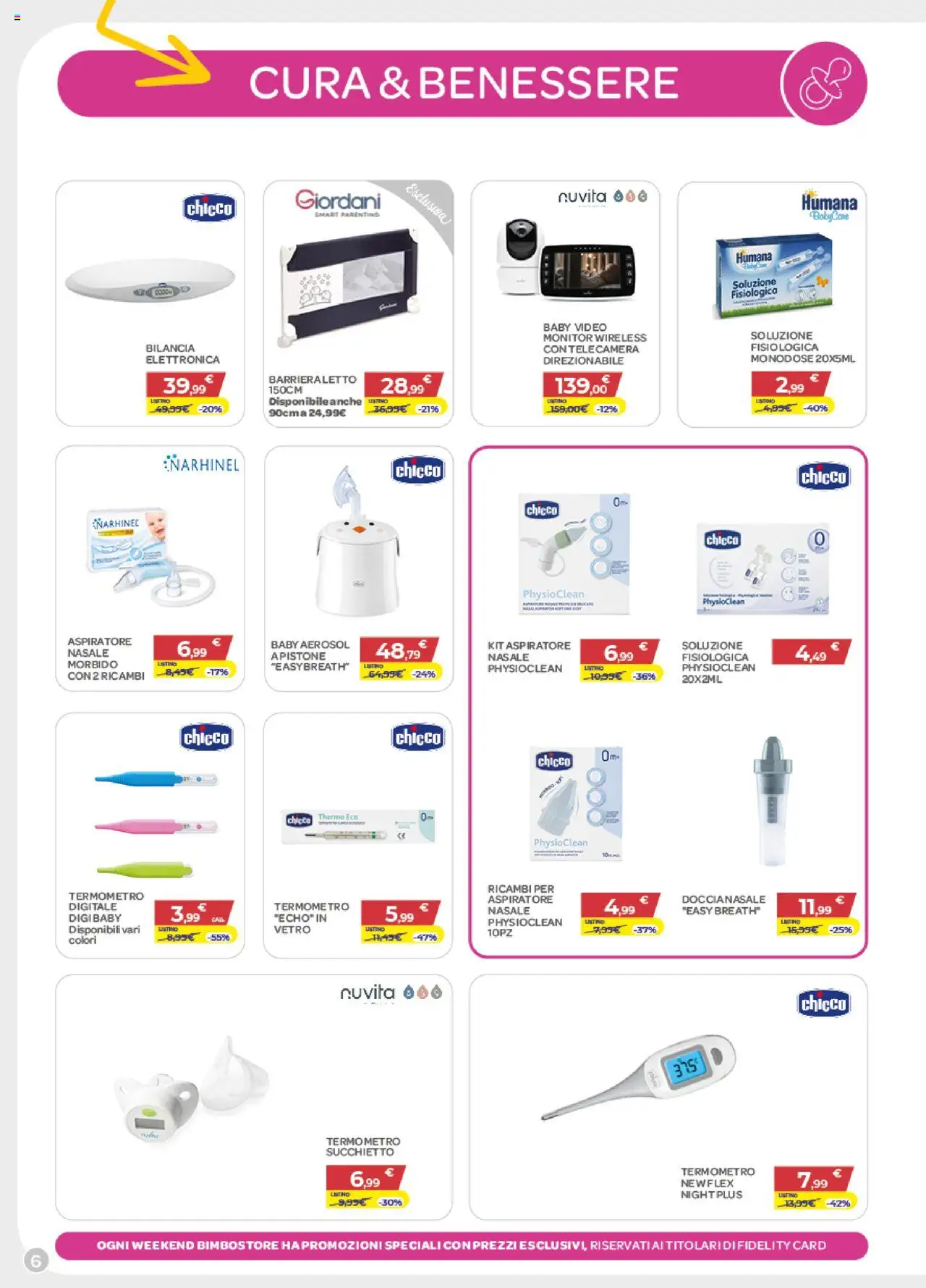 Volantino Bimbo store del 16.10.2025 | Pagina: 6 | Prodotti: Monitor, Video, Bilancia, Termometro