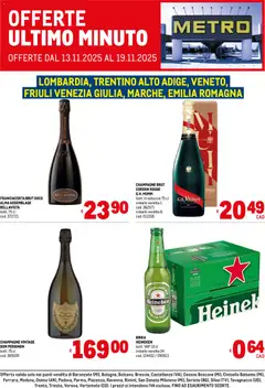 Anteprima del volantino Metro Offerte ultimo minuto catalogo valido a partire dal 13.11.2025