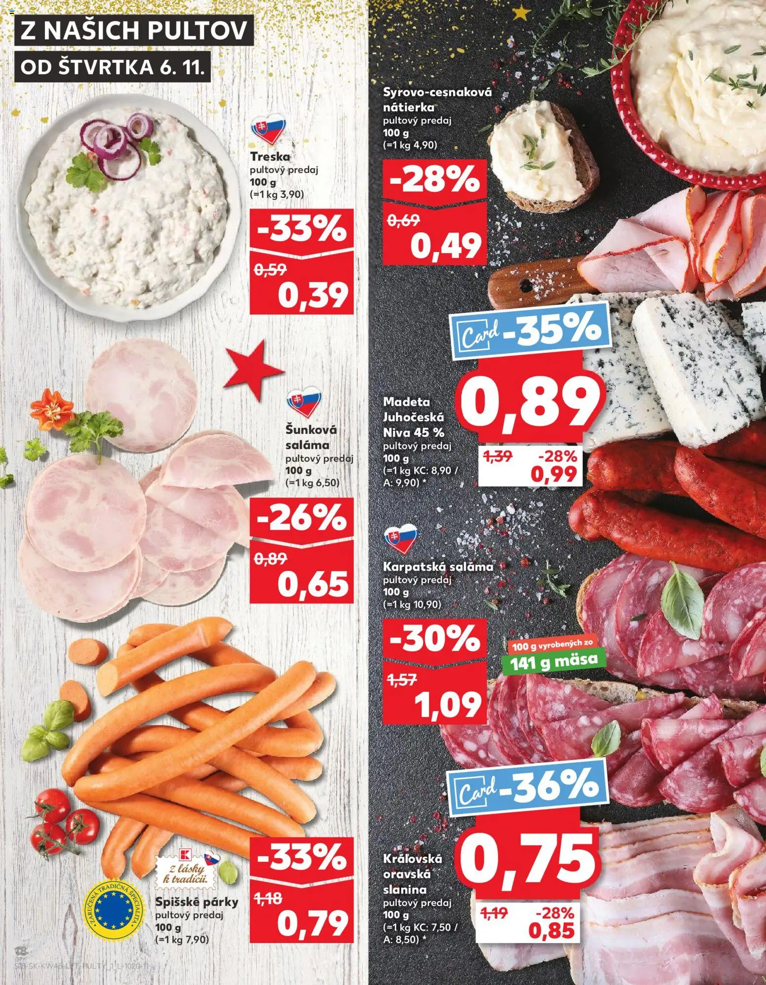 Kaufland SK akciós ujság - amely érvényes a következő dátumtól: 06.11.2025 | Oldal: 18