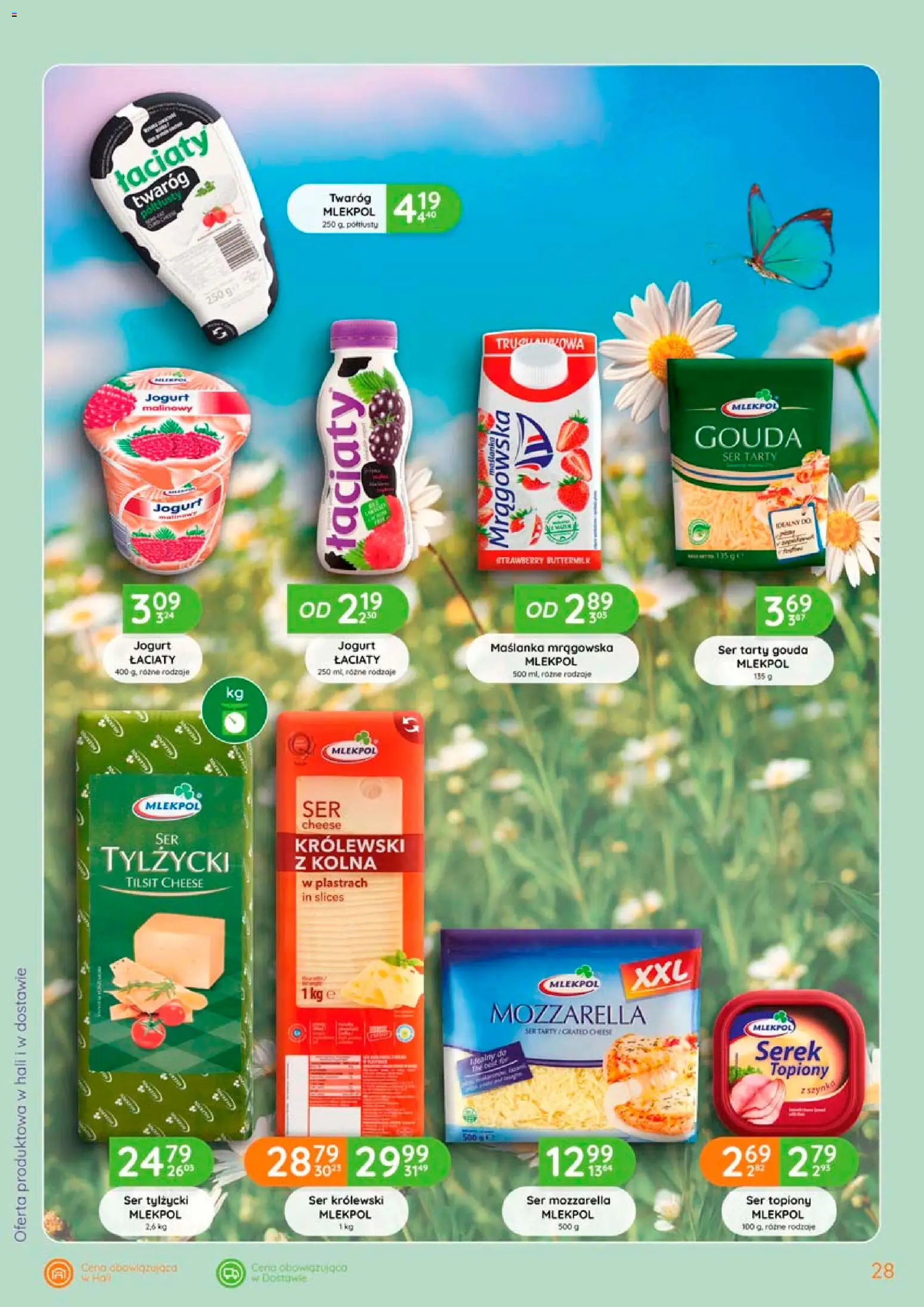 Eurocash gazetka od 02.04.2026 | Strona: 28 | Produkty: Ser topiony, Serek, Jogurt, Twaróg