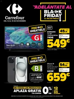 Vista previa Carrefour - Black Friday válido desde el 12.11.2025