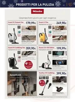Anteprima del volantino Unieuro Piccoli Elettrodomestici catalogo valido a partire dal 06.12.2025 | Pagina: 43 | Prodotti: Spazzola, Pennello, Aspirapolvere, Miele
