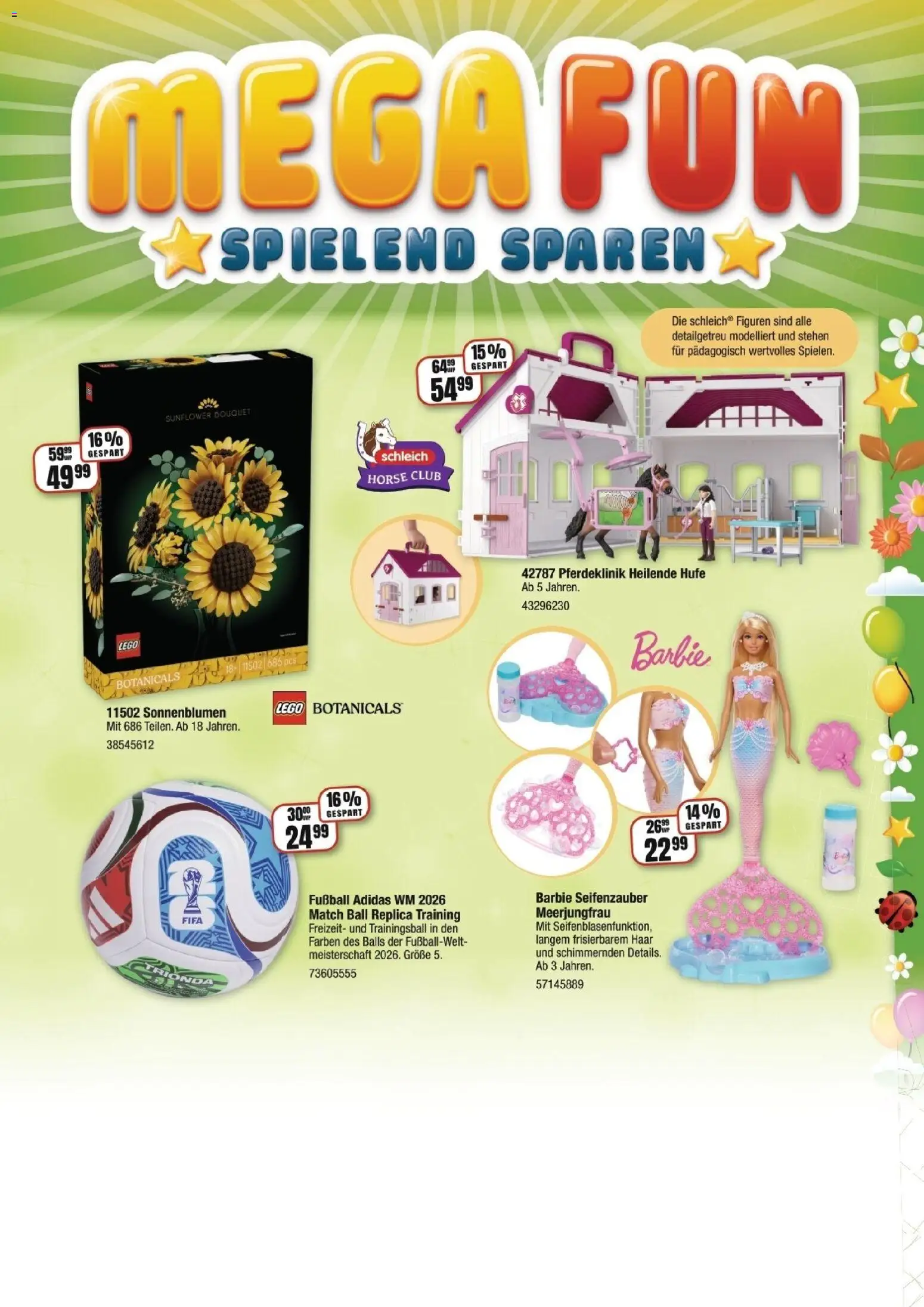 Vedes Großhandelsflyer Ostern 2026 – gültig ab 16.03.2026 | Seite: 1 | Produkte: Fußball