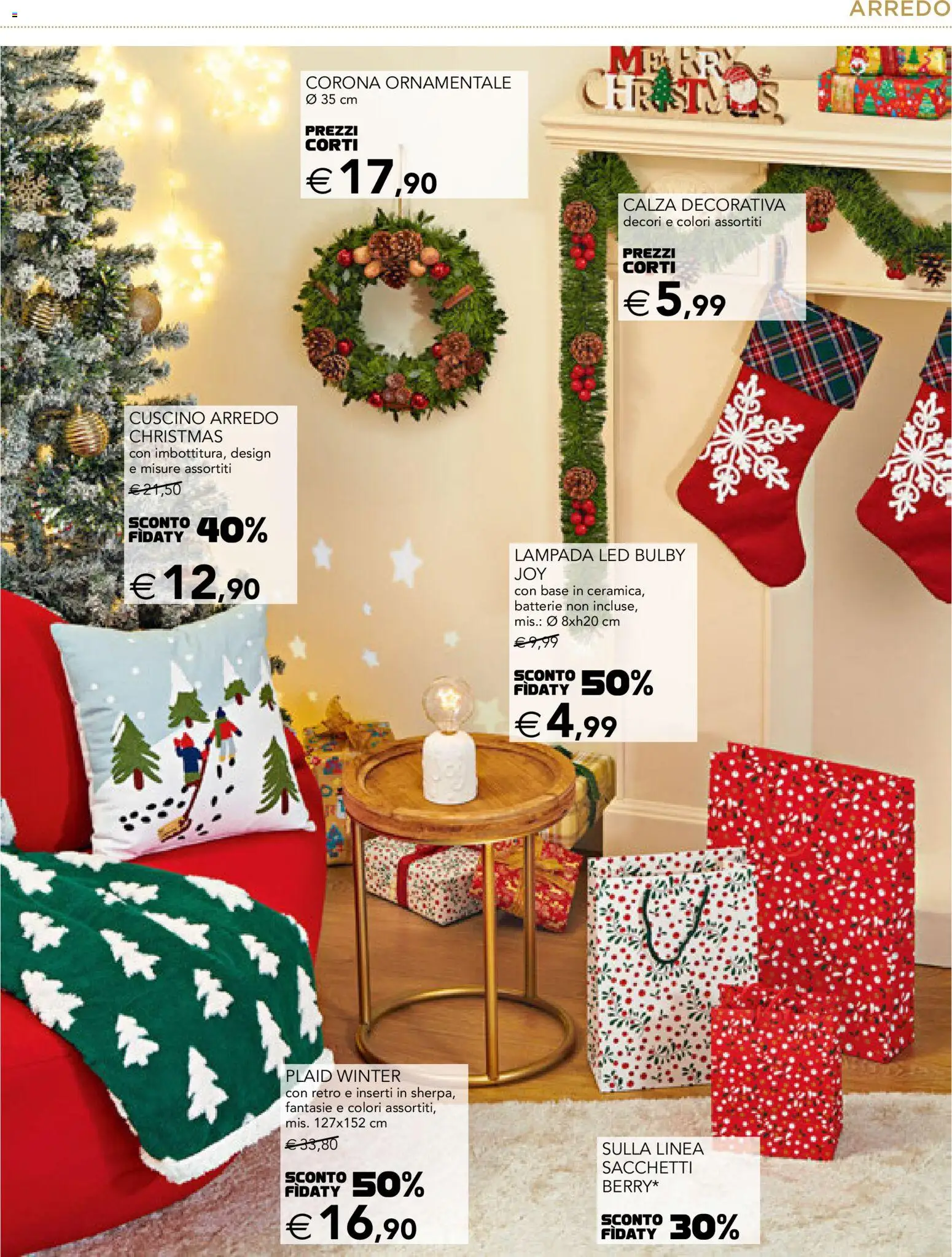 Volantino Esselunga S del 03.11.2025 | Pagina: 13 | Prodotti: Plaid, Cuscino, Batterie, Lampada