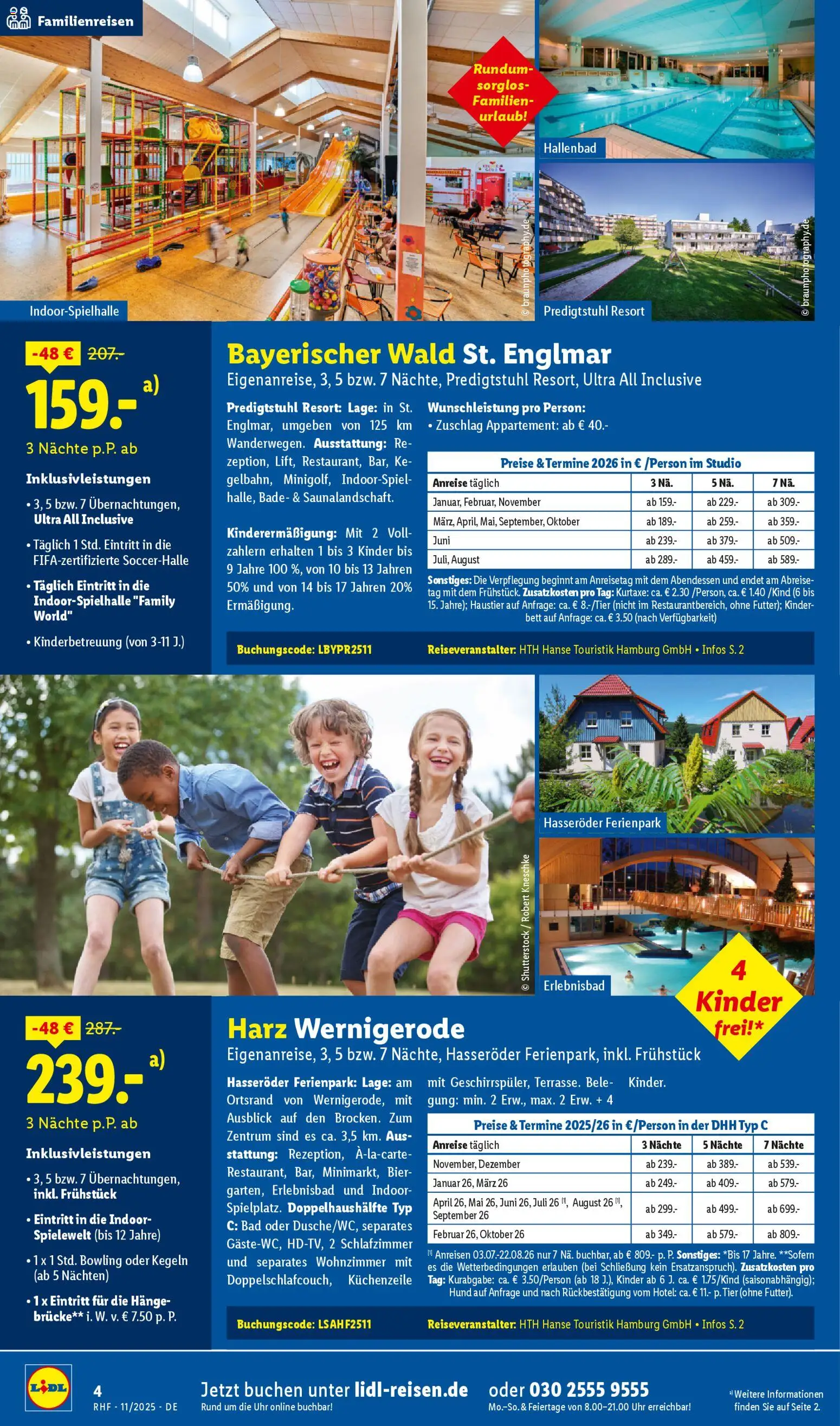 Lidl Reisen  - Black Friday – gültig ab 29.10.2025 | Seite: 4 | Produkte: Bett, Bier, Küchenzeile, Uhr