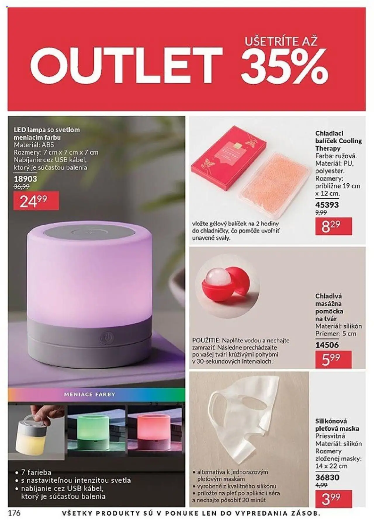 Nové Avon akcie – leták je platný od 01.10.2025 | Strana: 176 | Produkty: Lampa, Led lampa, Hodiny