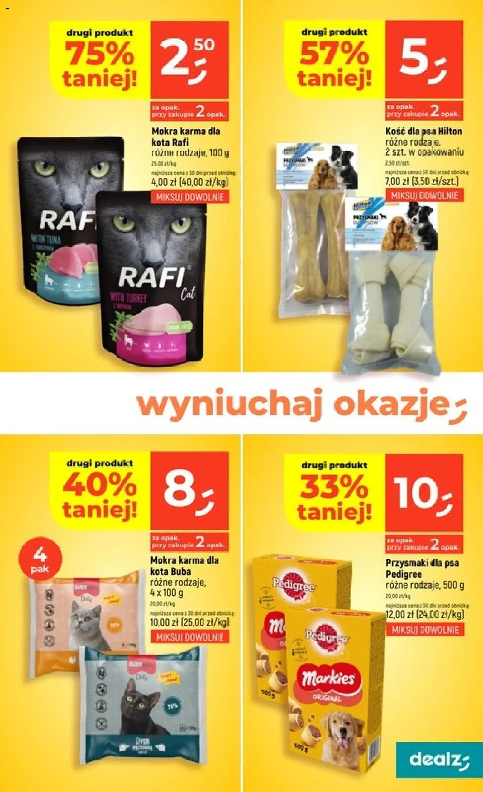 Dealz gazetka od 19.03.2026 | Strona: 43 | Produkty: Pedigree, Przysmaki dla psa