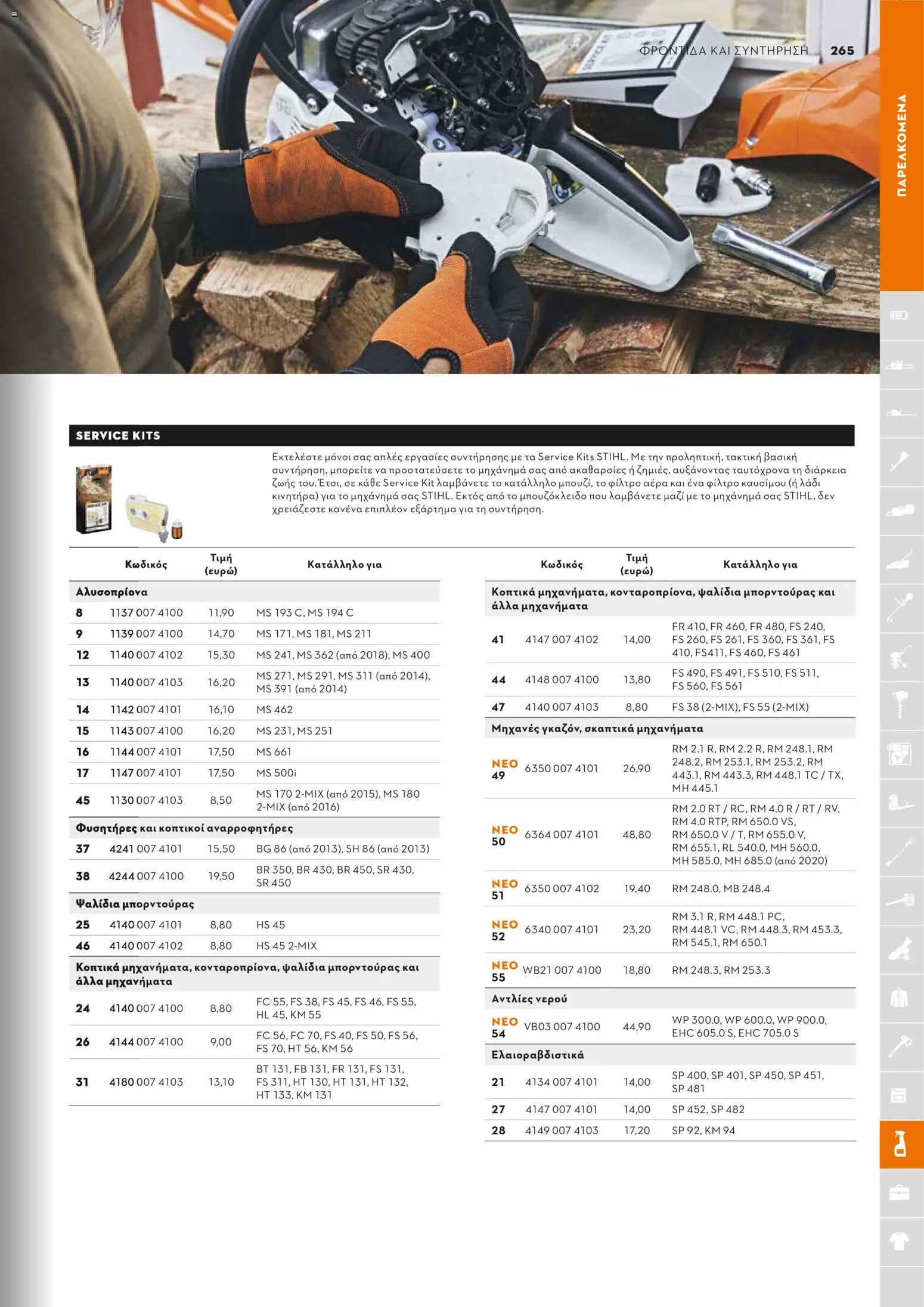 Stihl - Κατάλογος – σε ισχύ από 01.02.2026 | Σελίδα: 266