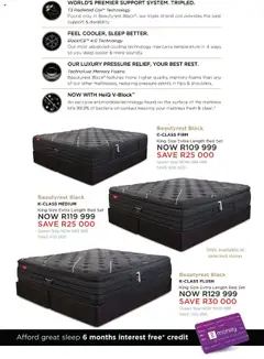 New Dial-a-Bed catalogue – valid from 25.08.2025 | Page: 35 | Products: Bed, Mattress, Cooler