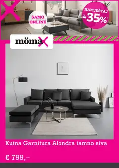 Katalog Mömax - Pregled kataloga iz trgovine Mömax, vrijedi od 02.10.2025 | Stranica: 9 | Proizvodi: Kutna garnitura