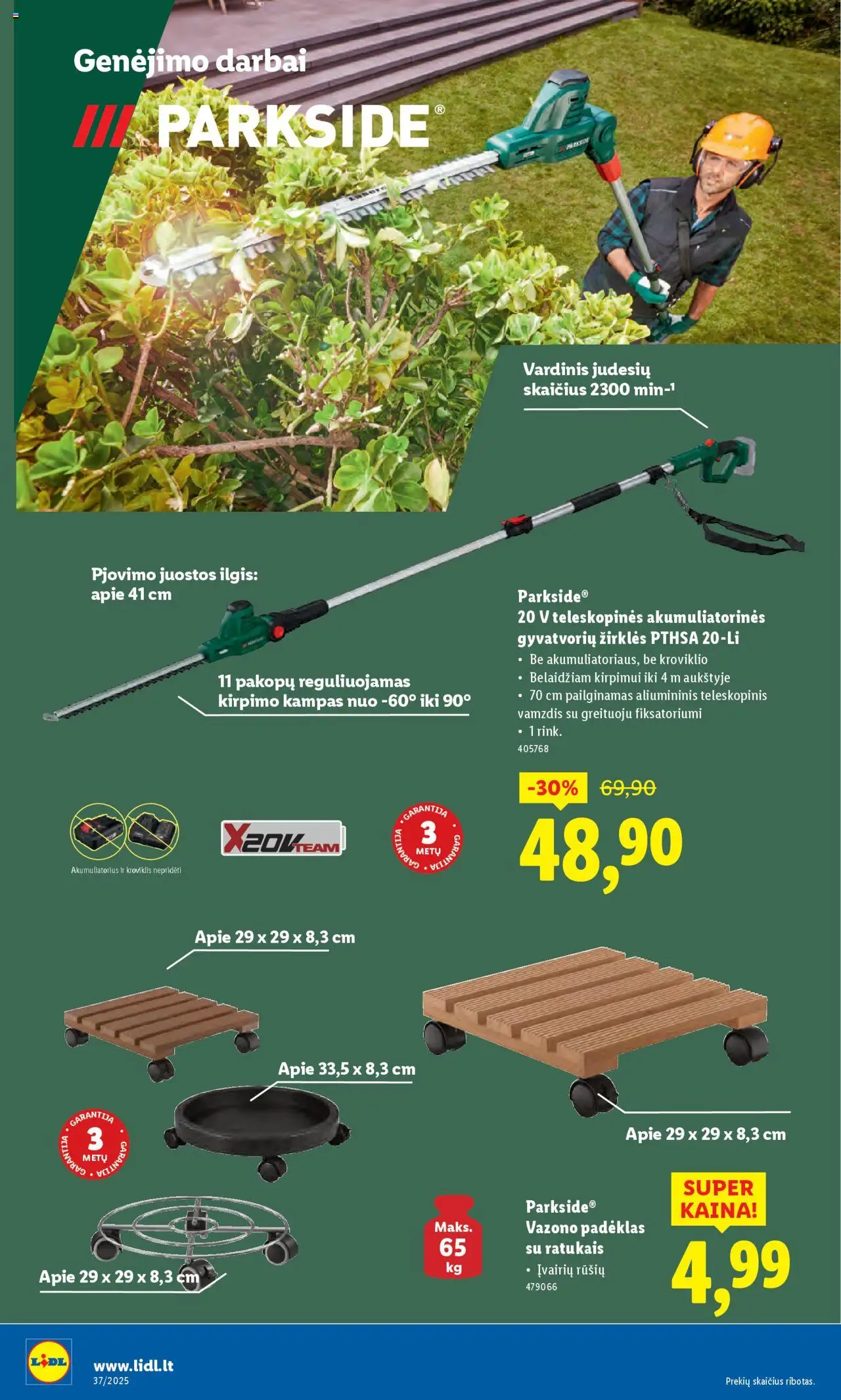LIDL akcijos nuo 08.09.2025 | Puslapis: 26 | Prekių: Akumuliatorius