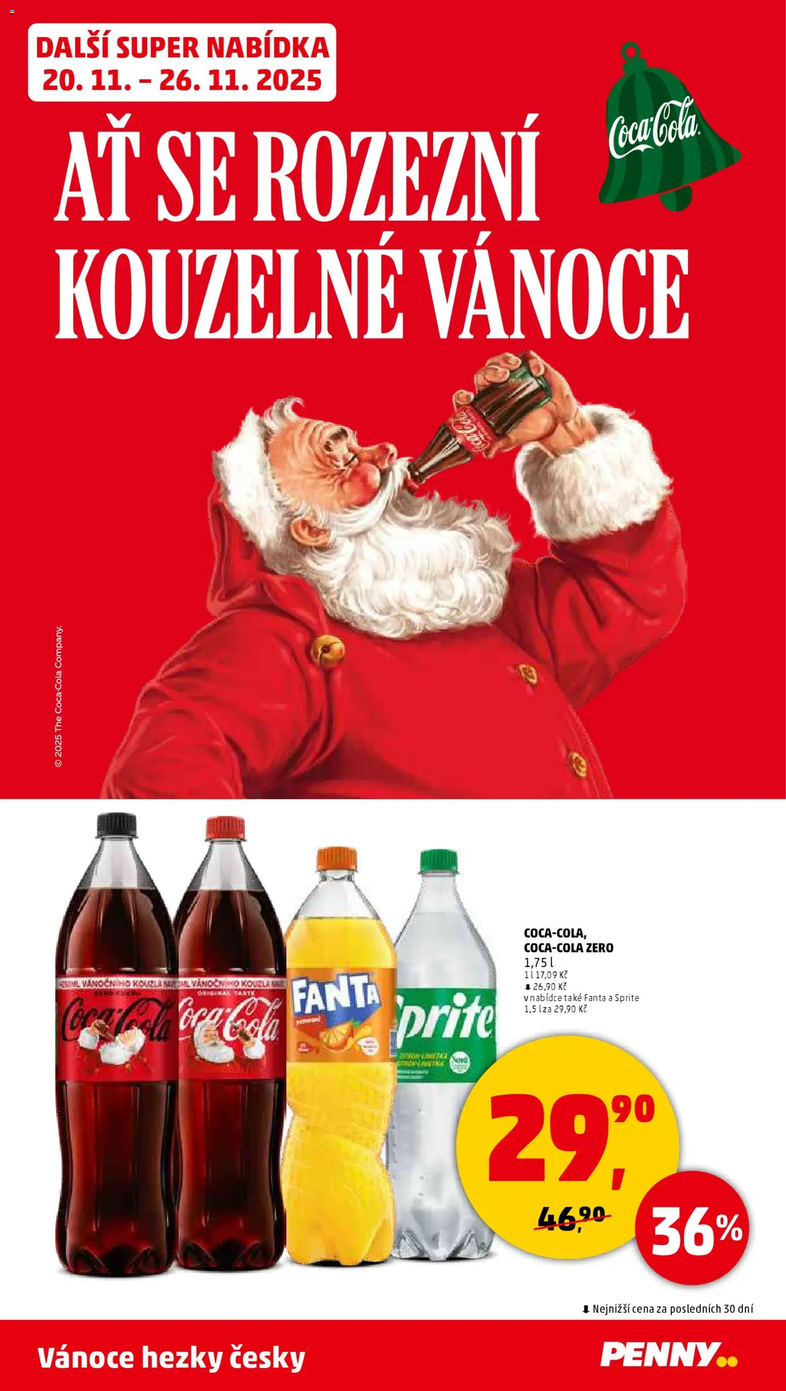 Penny Market leták - Čtvrtečník od 20.11.2025 | Strana: 32 | Produkty: Fanta, Sprite