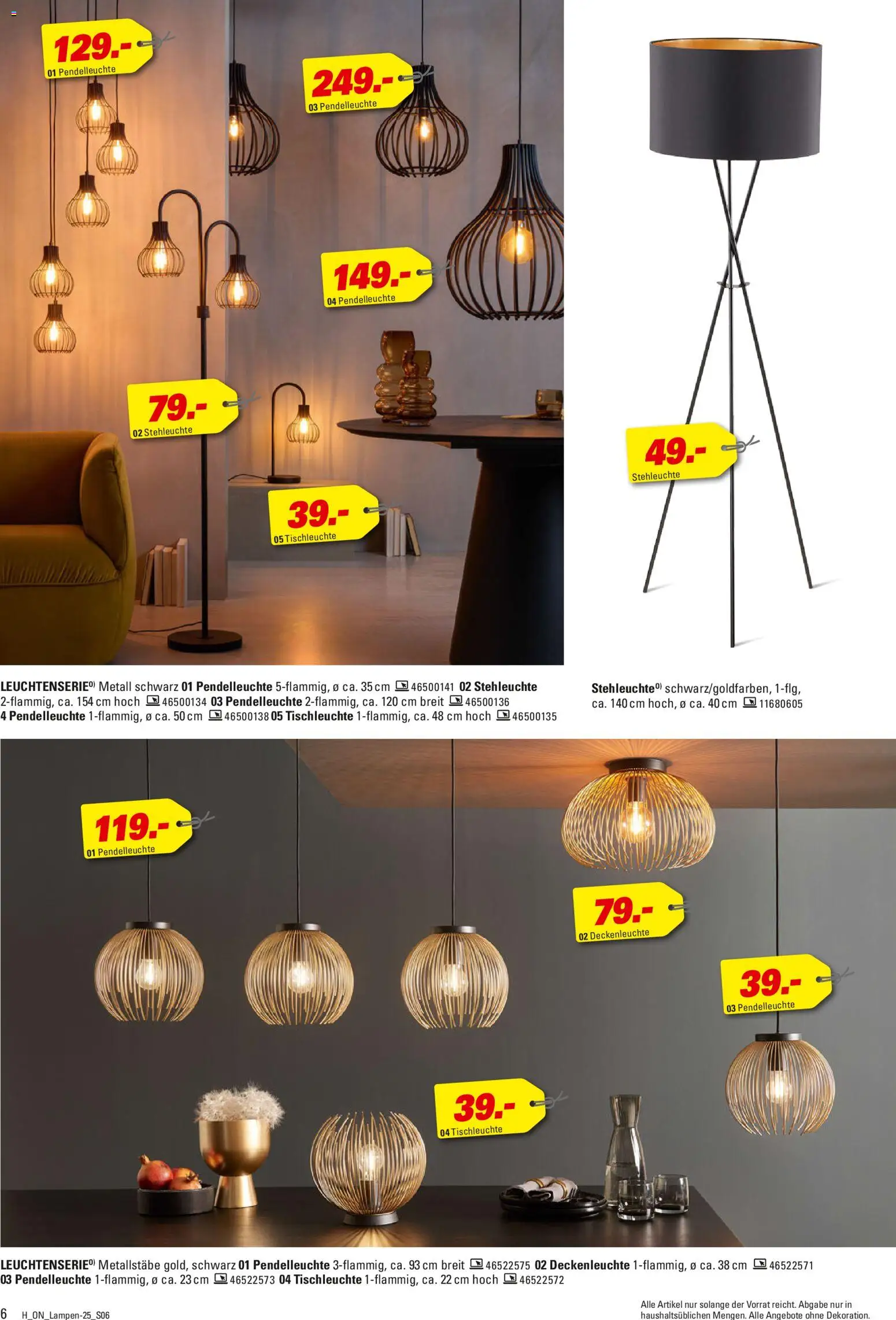 Höffner Leuchten Spezial – gültig ab 29.10.2025 | Seite: 6
